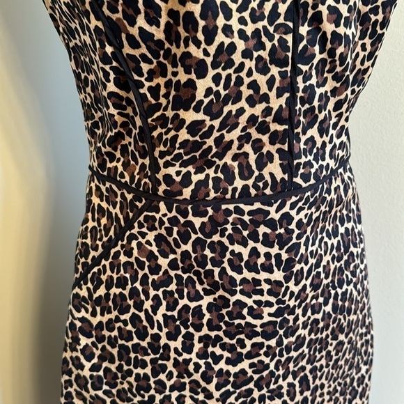 J. Crew Leopard Print Sheath Dress - Picture 6 of 15